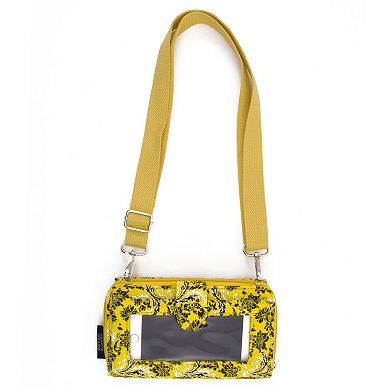 Iowa Hawkeyes Bloom Crossbody Wallet