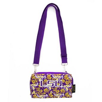 LSU Tigers Bloom Crossbody Wallet