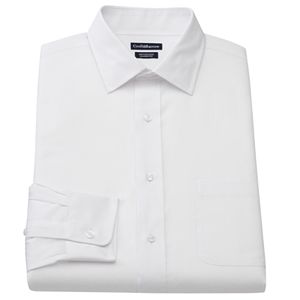 Men's Croft & Barrow庐 Slim-Fit Easy Care Spread-Collar Dress Shirt