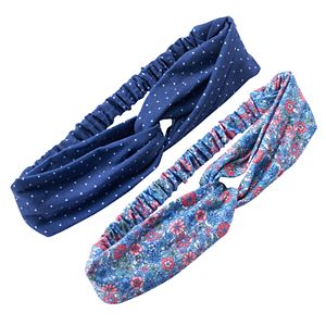 Girls 4-6x Carter's 2-pk. Floral & Dot Headwraps