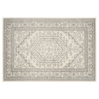 Safavieh Adirondack Cyan Framed Floral Rug