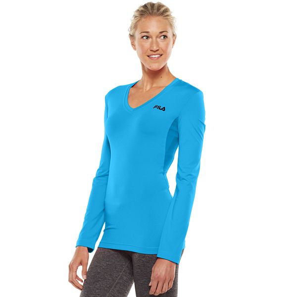 Women's fila long sleeve sales top