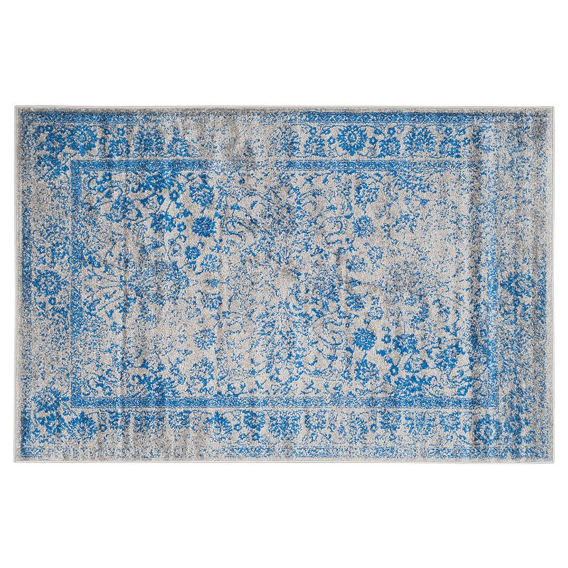 Safavieh Adirondack Deja Framed Floral Rug, Grey, 8X10 Ft