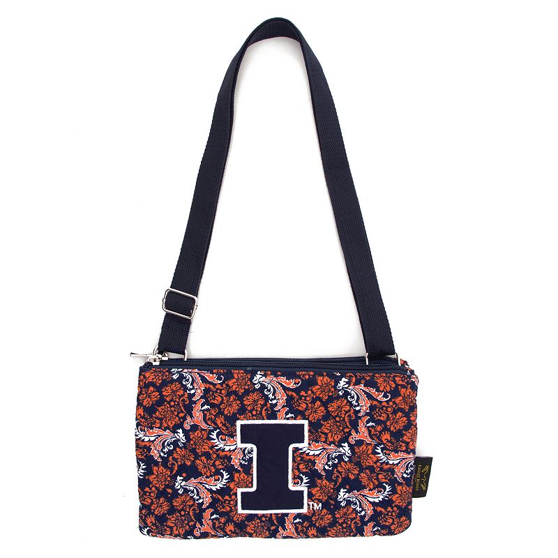 61817424 Illinois Fighting Illini Bloom Crossbody Bag, Mult sku 61817424