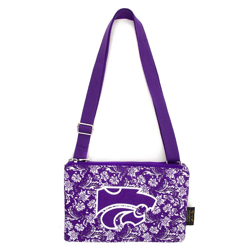 Kansas State Wildcats Bloom Crossbody Bag, Multicolor