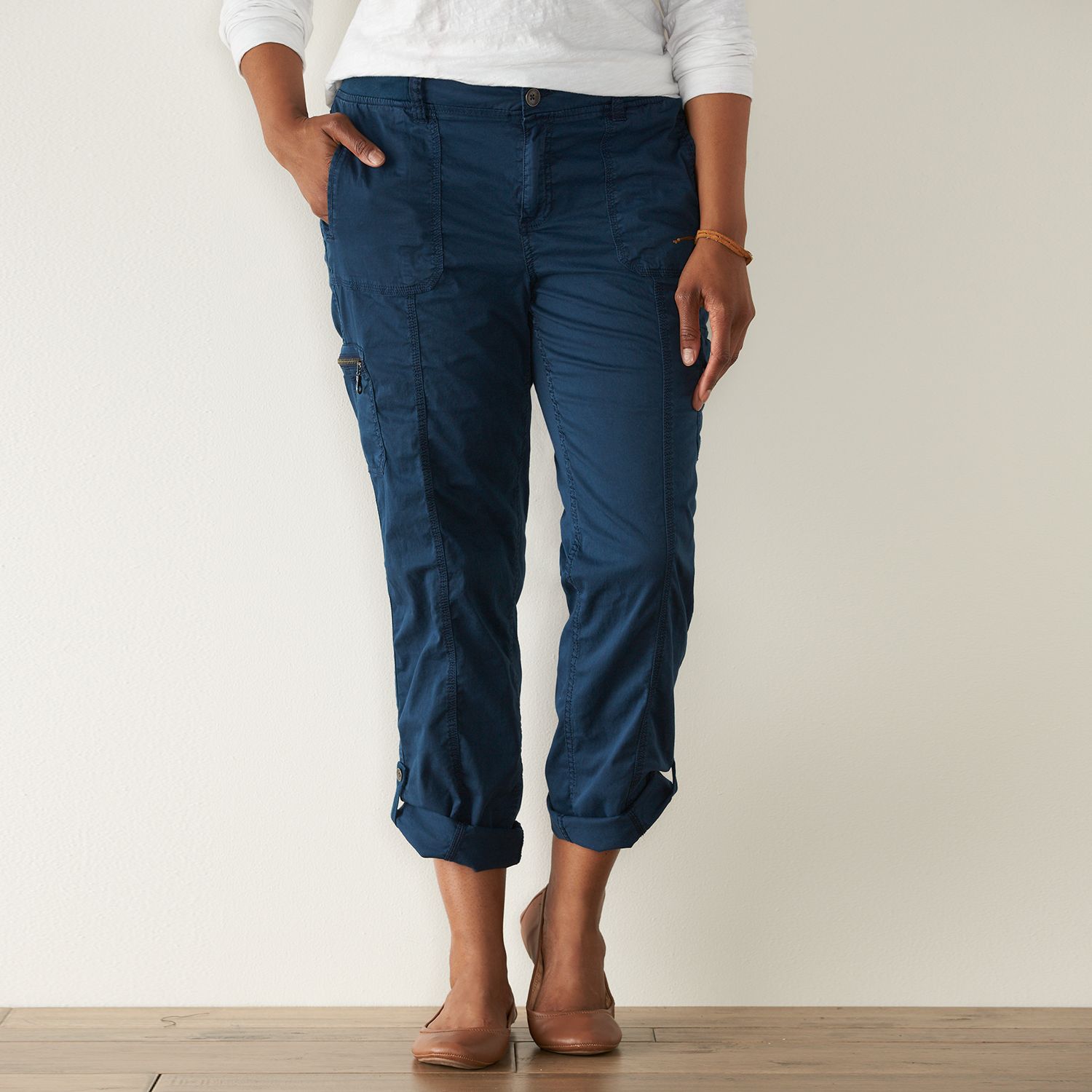 kohls womens cargo pants