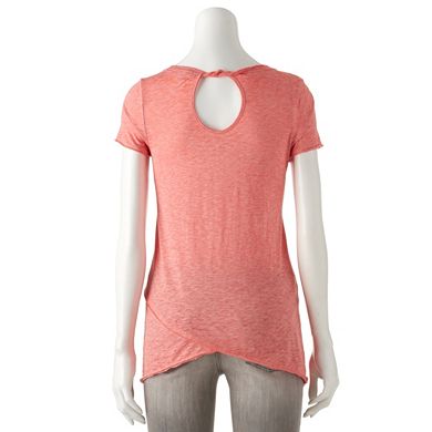 Women's Sonoma Goods For Life® Keyhole Shark-Bite Tee