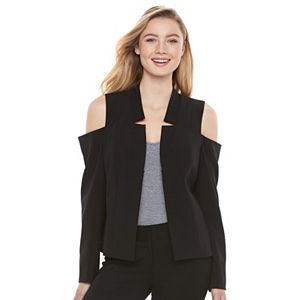 Juniors' Candie's® Cold Shoulder Blazer