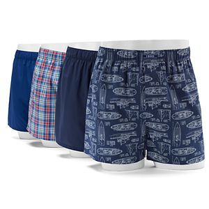Men's IZOD Ship 4-Pack Woven Boxers