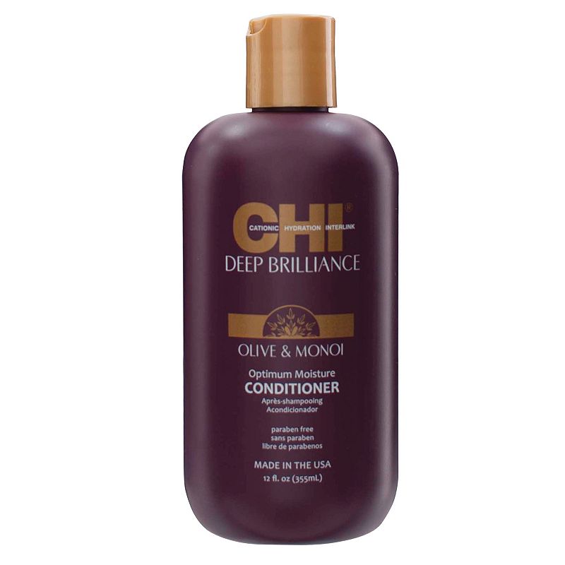 CHI Deep Brillance Apres Shampooing Huile D'Olive et Monoi 355 M
