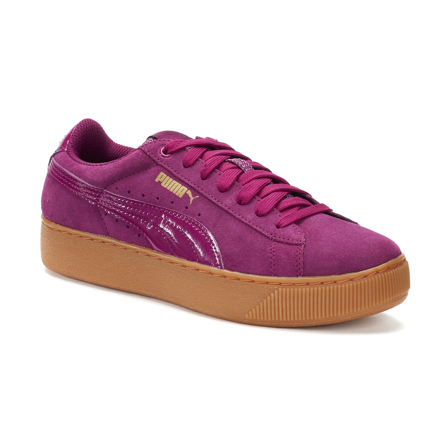 puma vikky suede platform