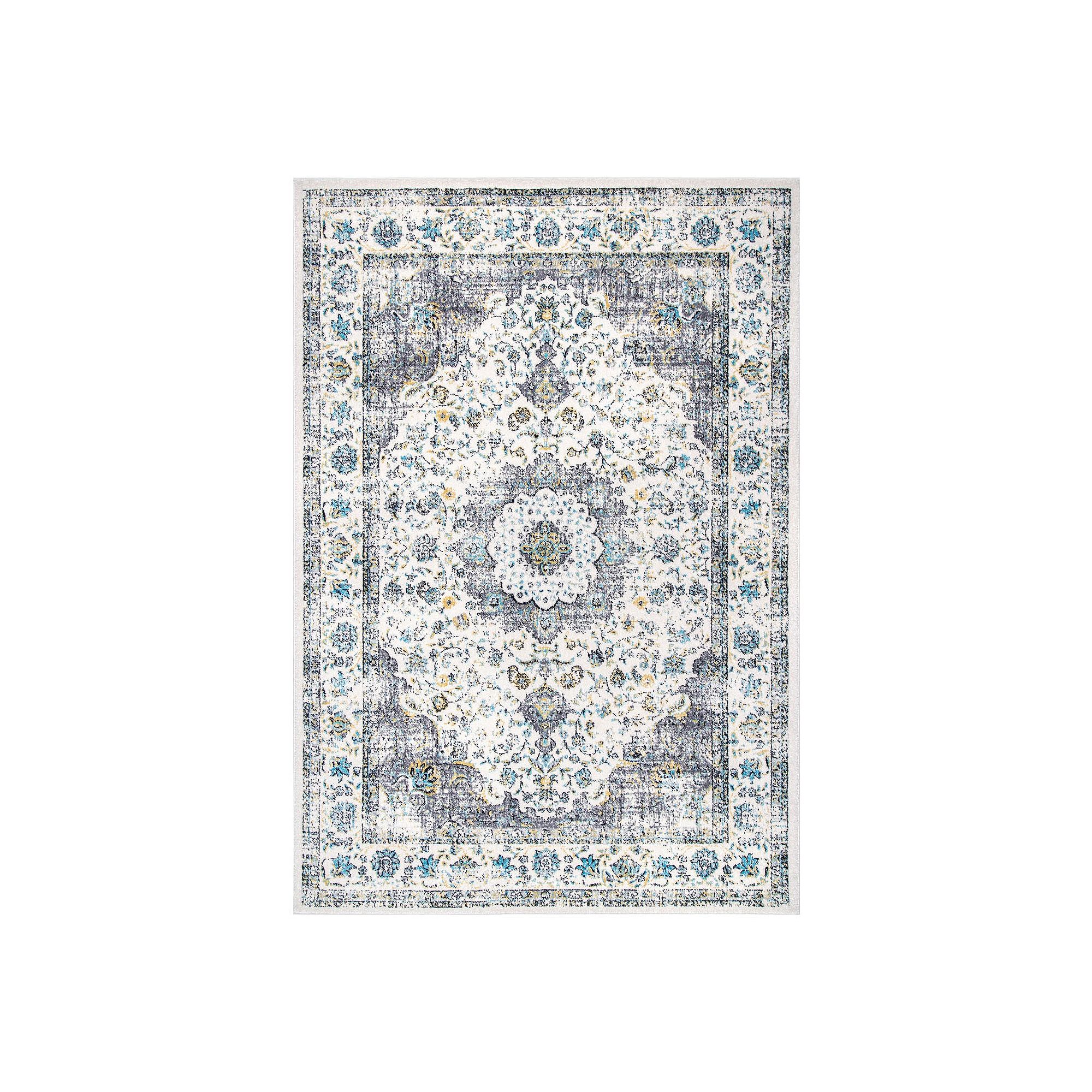nuLOOM Traditional Medallion Verona Rug, Grey