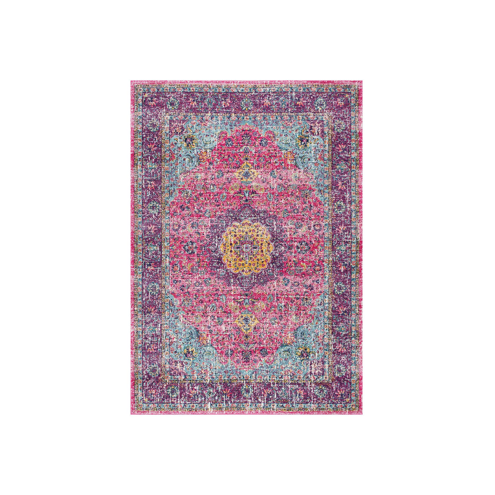 nuLOOM Traditional Medallion Verona Rug, Pink