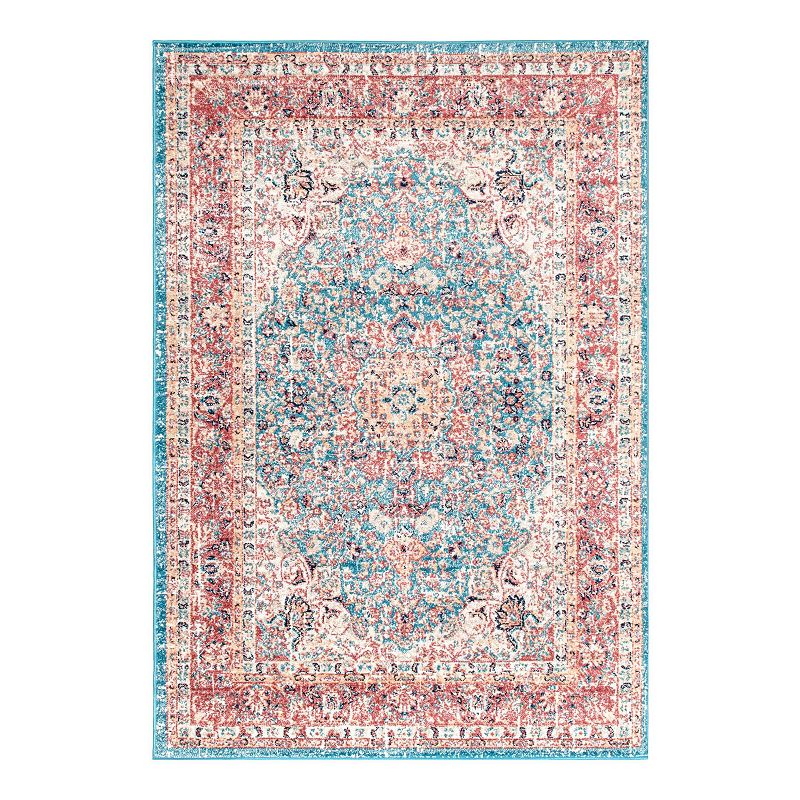 nuLOOM Traditional Medallion Verona Rug, Red, 9X12 Ft