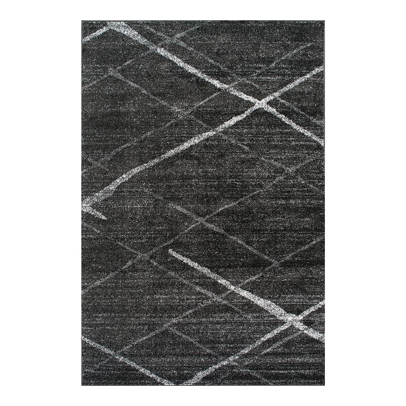 nuLOOM Thigpen Rug, Grey, 7X9FT OVAL