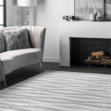 nuLOOM Smoky Tristan Striped Rug