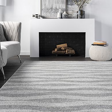 nuLOOM Smoky Tristan Striped Rug