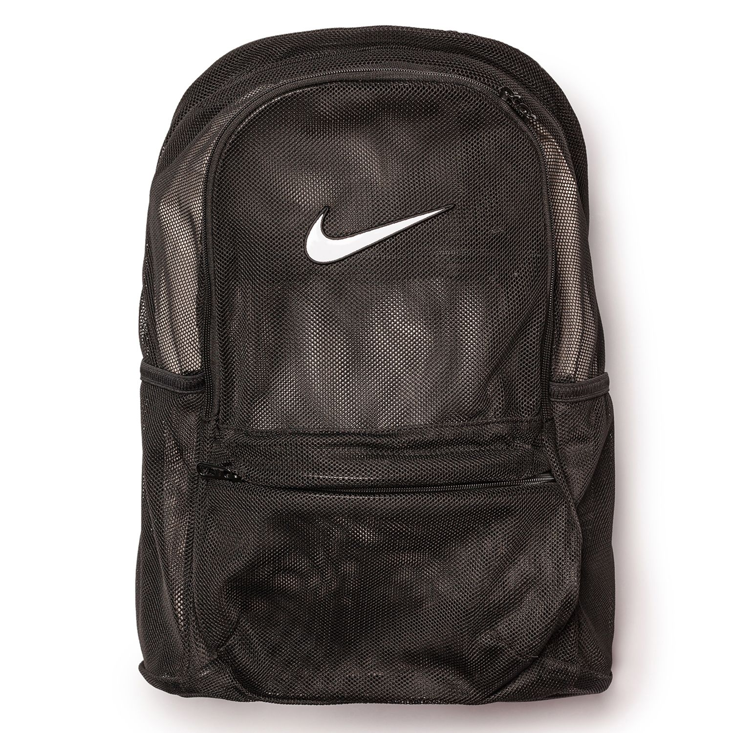 nike backpack mesh black