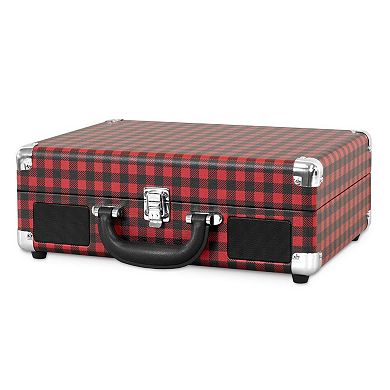 Victrola Patterned Suitcase Record Player with Bluetooth