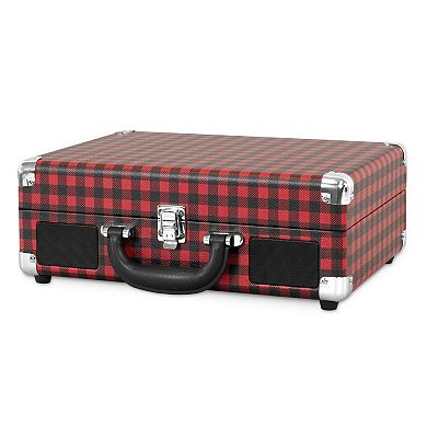 Victrola Patterned Suitcase Record Player with Bluetooth