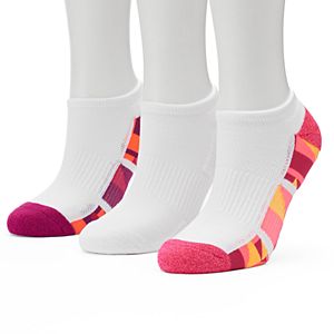 Women's Tek Gear® 3-pk. Performance Geometric Marled Quarter Socks