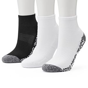 Women's Tek Gear® 3-pk. Performance Triangle Marled Quarter Socks