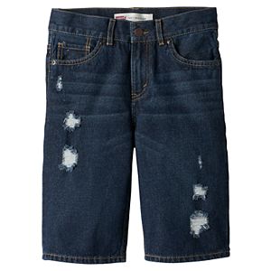 Boys 8-20 Levi's® 505™ Distressed 5-Pocket Denim Shorts