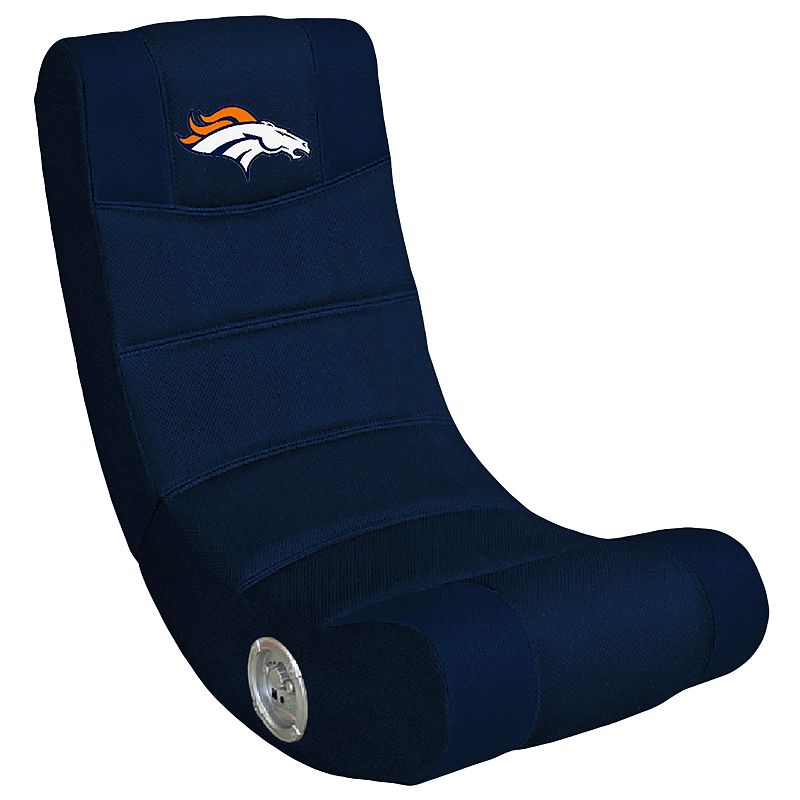 Denver Broncos Bluetooth Video Gaming Chair, Multicolor