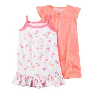 Girls 4-14 Carter's 2-pc. Print Nightgown Set