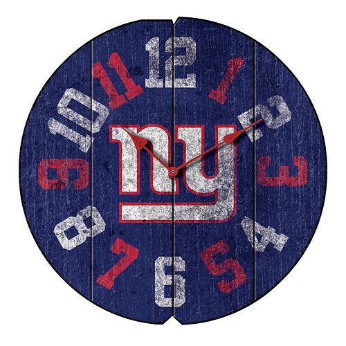 New York Giants Vintage Round Clock