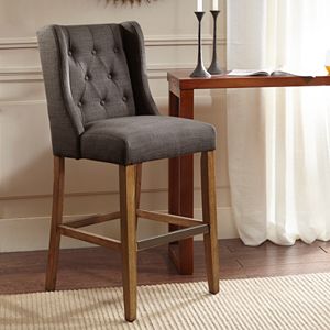 Madison Park Aida Tufted Bar Stool