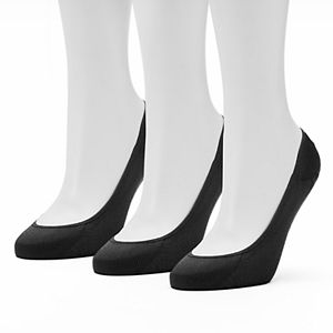 Women's Apt. 9® 3-pk. Low Cut Non-Slip Liner Socks