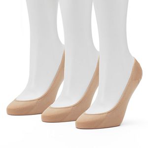 Women's Apt. 9® 3-pk. Low Cut Non-Slip Liner Socks