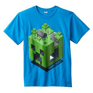 Boys 8-20 Minecraft Creeper Dimension Tee