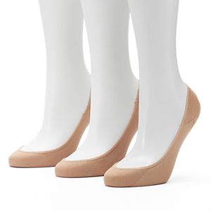 Women's Apt. 9® 3-pk. Extra Low Cut Non-Slip Liner Socks