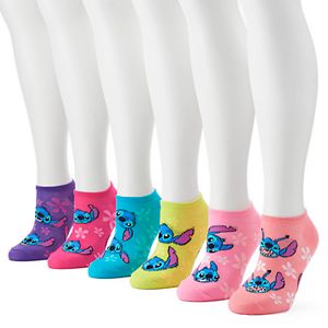 Women's 6-pk. Disney's Lilo & Stitch No-Show Socks