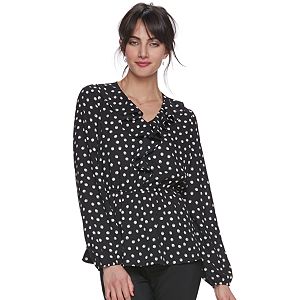 Women's ELLE™ Ruffle Peplum Top