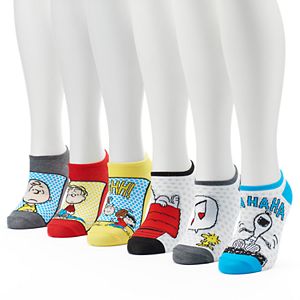 Women's 6-pk. Peanuts No-Show Socks