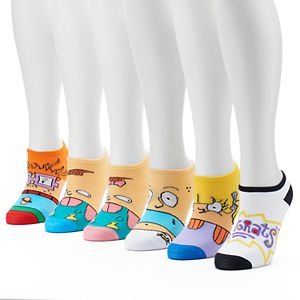 Women's 6-pk. Nickelodeon Rugrats No-Show Socks