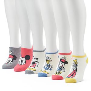 Women's 6-pk. Disney's Mickey Mouse & Friends No-Show Socks