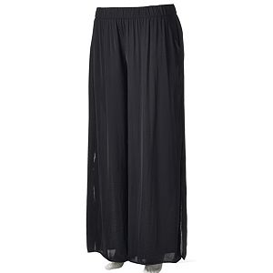 Plus Size Jennifer Lopez Slid Palazzo Pants