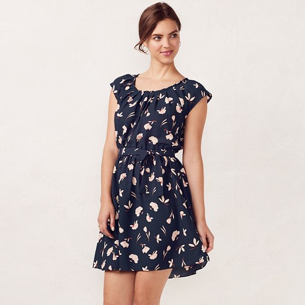 Women's LC Lauren Conrad Love, Lauren Pleated Shift Dress