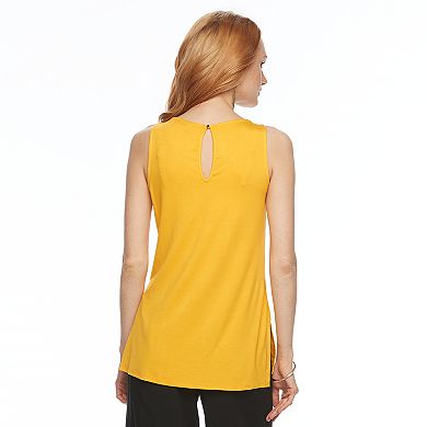 Women's Apt. 9® Geometric Embroidered Tank