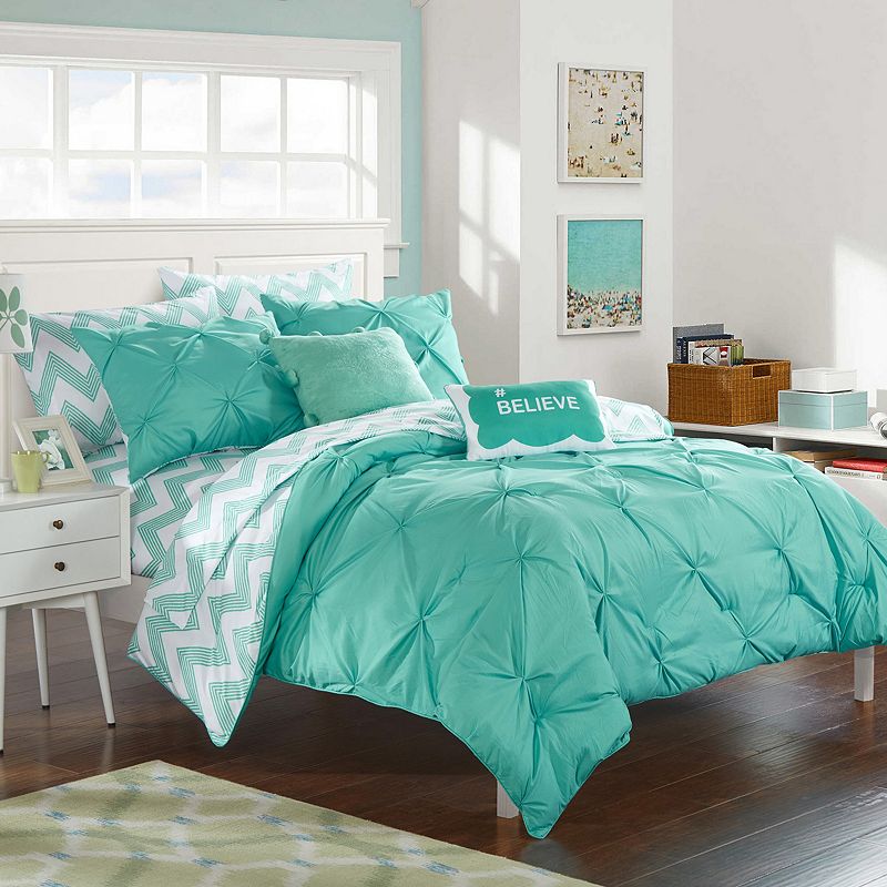 55785588 Chic Home Louisville Comforter Set, Turquoise/Blue sku 55785588