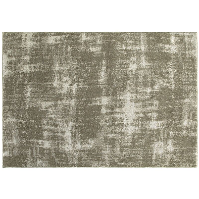 StyleHaven Riley Fading Shadows Abstract Plush Rug, Beig/Green, 8X11 Ft