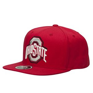 Men's Ohio State Buckeyes Touchback Flat-Brim Snapback Cap