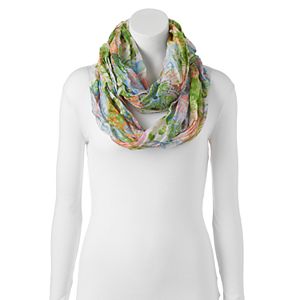 Manhattan Accessories Co. Floral Watercolor Infinity Scarf