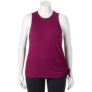 Juniors' Plus Size SO® Ribbed Muscle Tank