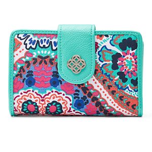 Croft & Barrow® Abbey Indexer RFID-Blocking Floral Medallion Wallet