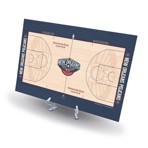 New Orleans Pelicans Replica Basketball Court Display